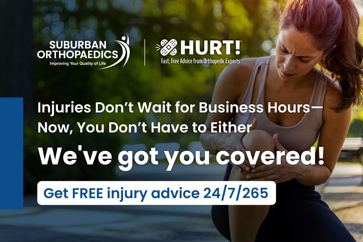 woman holds knee in pain